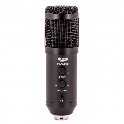 Perfect for Studio CAD USB Side Address Microphone with Headphone Monitor and DSP Echo Processing Podcasting & Streaming 