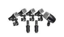 7-piece Drum Microphone Pack - three D29, two C9, one D19, one D10