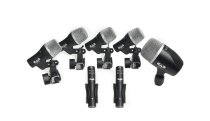 7-piece Drum Microphone Pack - three D29, two C9, one D19, one D10