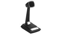 Omnidirectional Dynamic Desk Top Microphone with Locking Push to Talk Switch