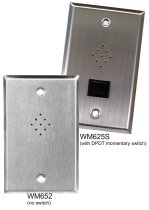 Wall Mounted Omnidirectional Dynamic Microphone w/Push to Talk Switch