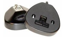 Shock Mount Base with Push-To-Talk or Push-To-Mute Switch, ″Mic Active″ LED in Switch Phantom Required