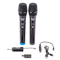 Digital Frequency Agile Dual Channel Wireless Microphone System