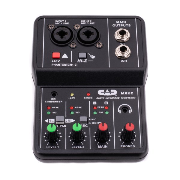2 channel mixer with USB interface