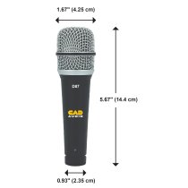 D87 Supercardioid Dynamic Instrument Microphone