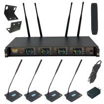 WX1400GN 4 Channel WIreless Conferencing Microphone System