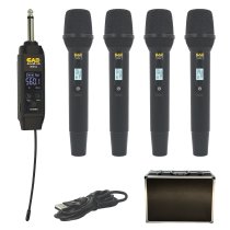 WX54 4 Channel Wireless Handheld Microphone System