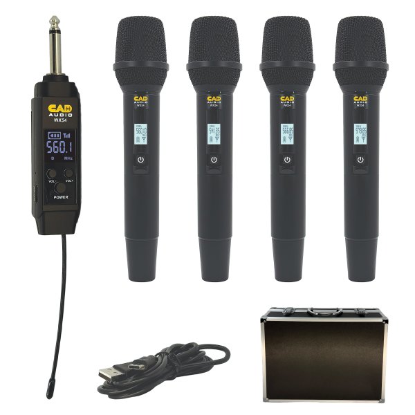 WX54 4 Channel Wireless Handheld Microphone System