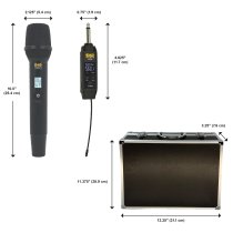 WX54 4 Channel Wireless Handheld Microphone System