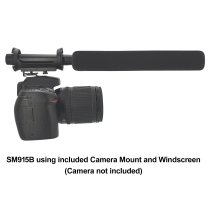 SM915B Battery-powered shotgun microphone